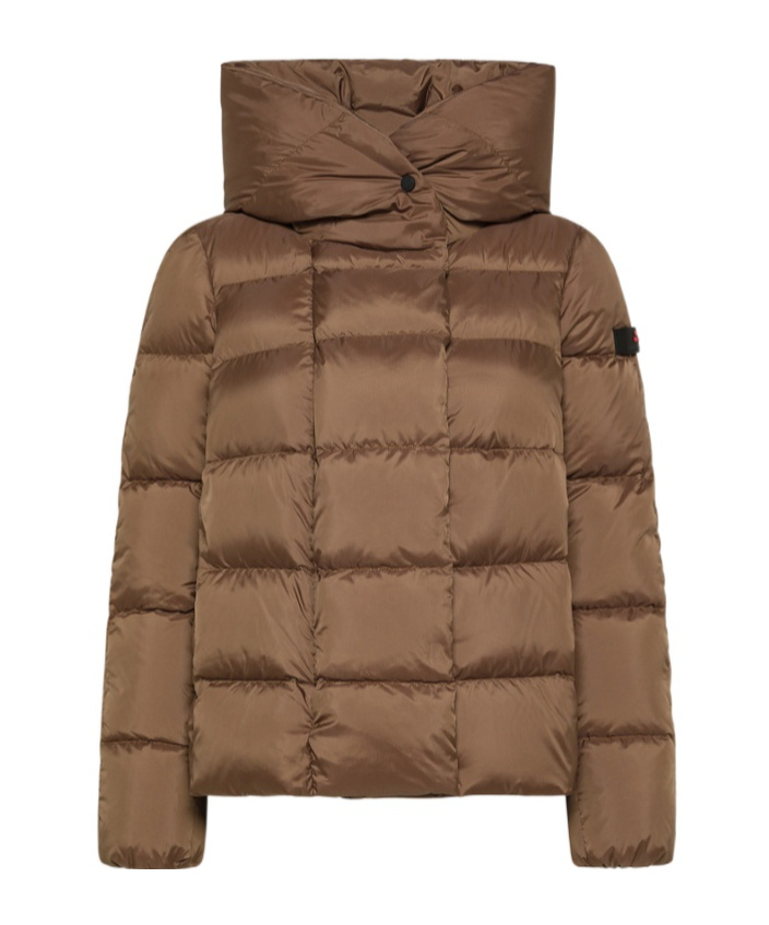 Peuterey Superlight Down Jacket Made From Recycled Fabric In Brown