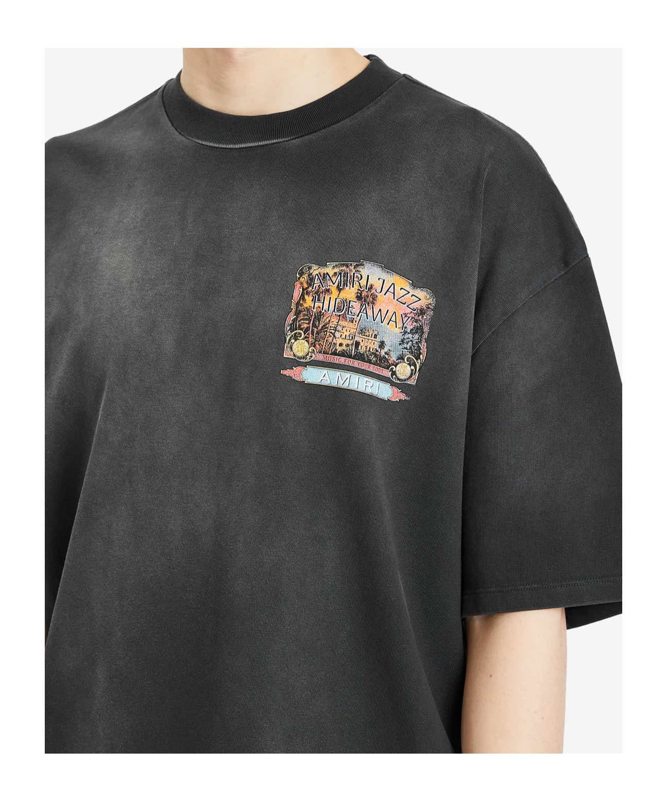 Amiri Pattern Printed T-shirt In Black