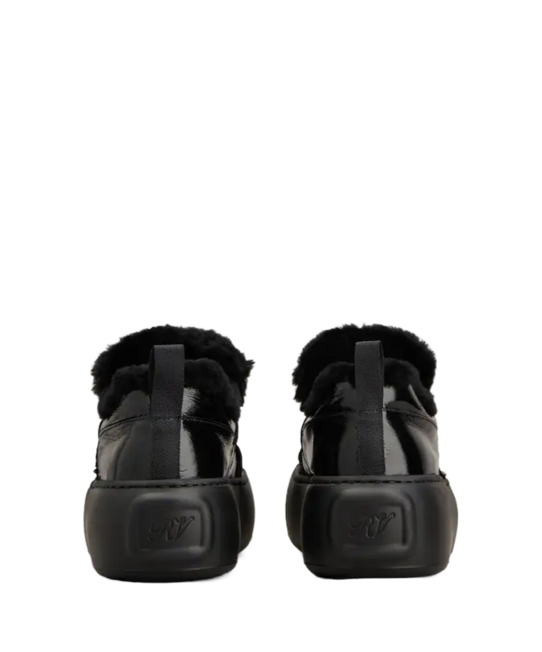 Roger Vivier Viv' Up Sneakers In Patent Leather In Black