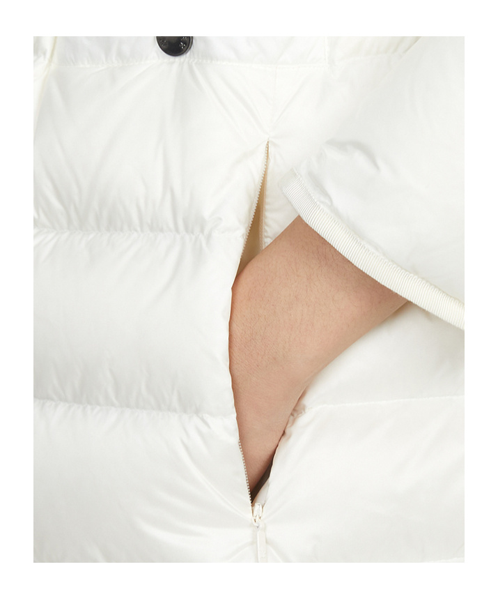 Moncler Long-sleeved Down Jacket In Black