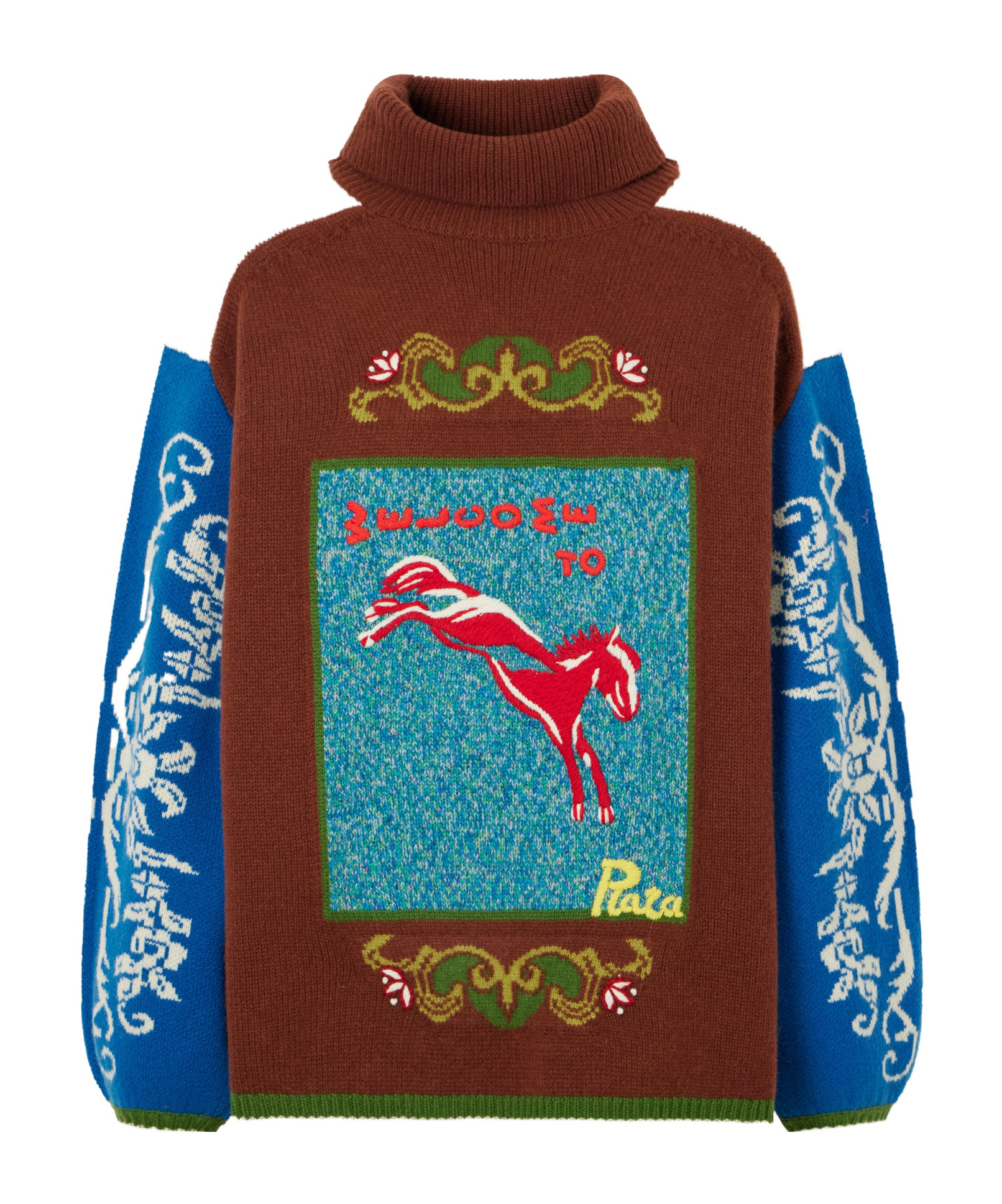 Alemais Embroidered Wool Sweater In Multi