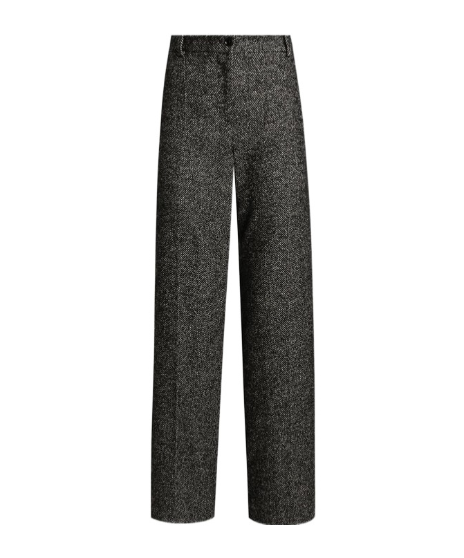 Dolce & Gabbana Wool Casual Pants In Multi