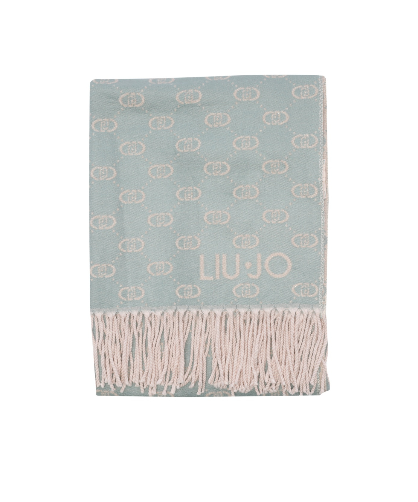 Liu •jo Fraser Pattern Scarf In Green