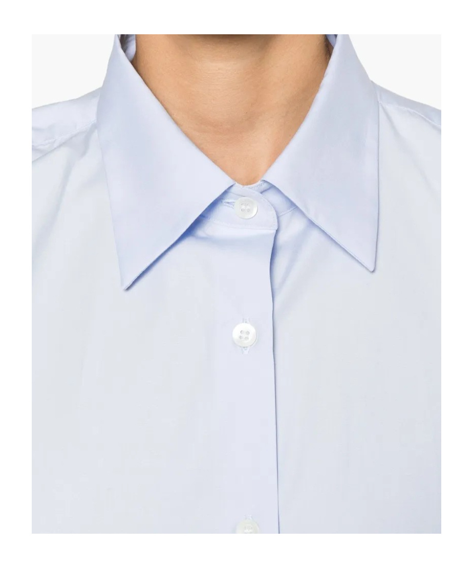 Dries Van Noten Cotton Shirt With Long Sleeves And Collared Neck In White
