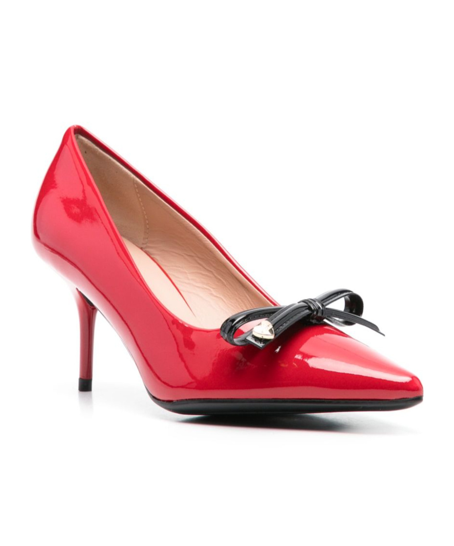 Moschino Pointed High Heels In Red