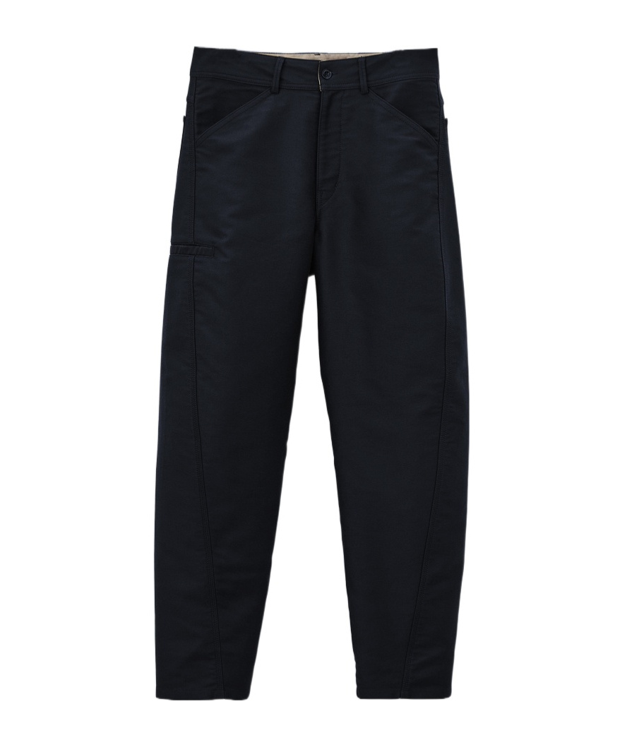 Lemaire Belt-loop Casual Pants In Black