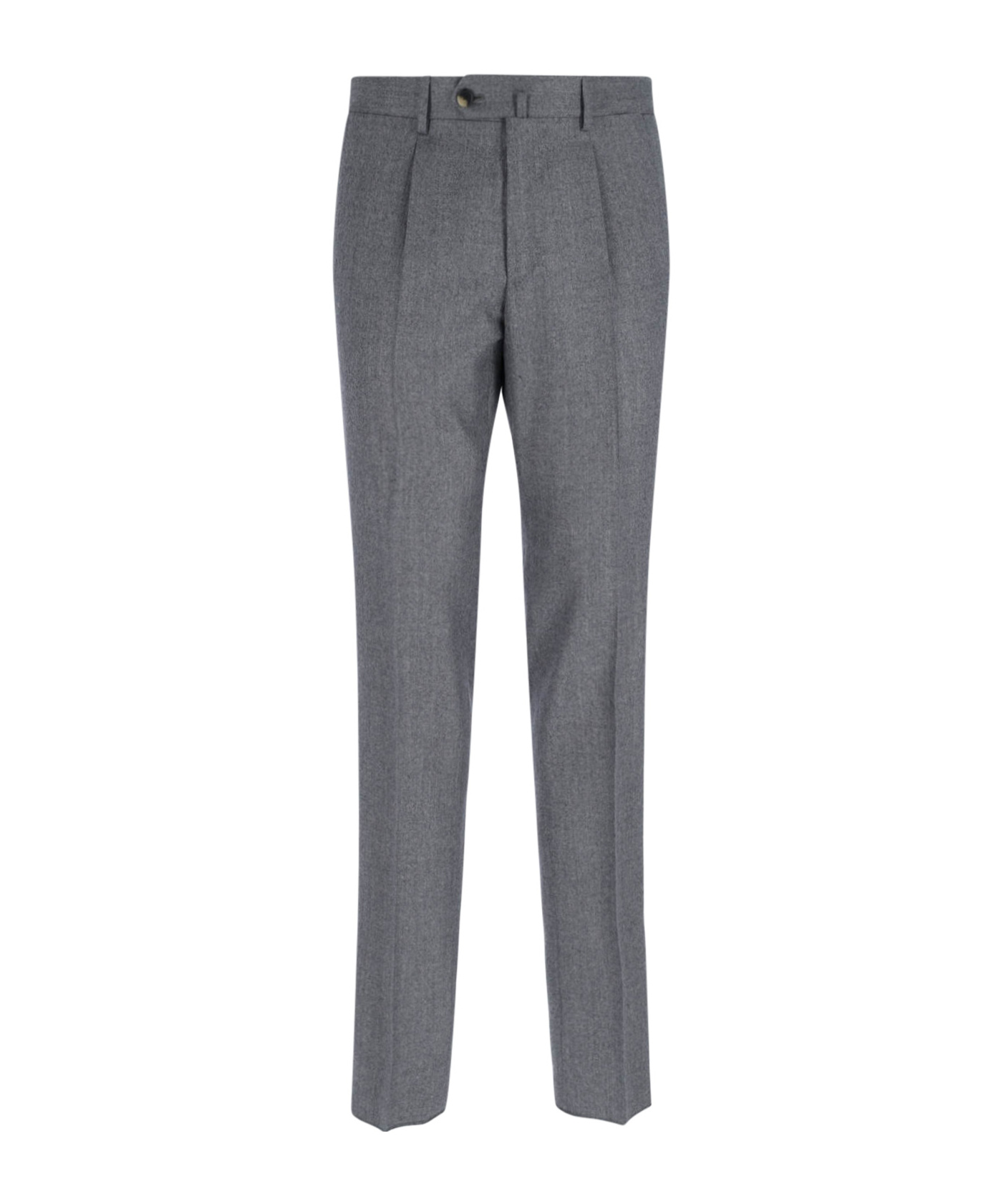 Caruso Tailored Grey Suit With Two-button Blazer In Gray