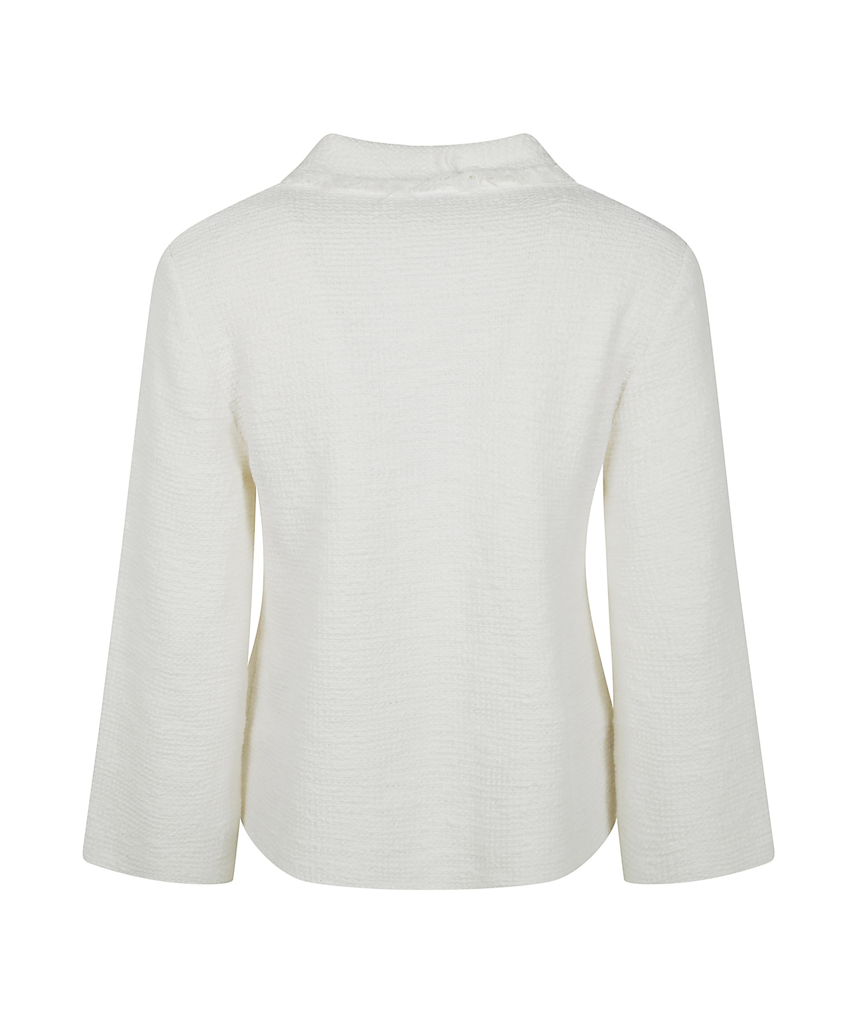 Baserange Single Breast Cropped Jacket In White