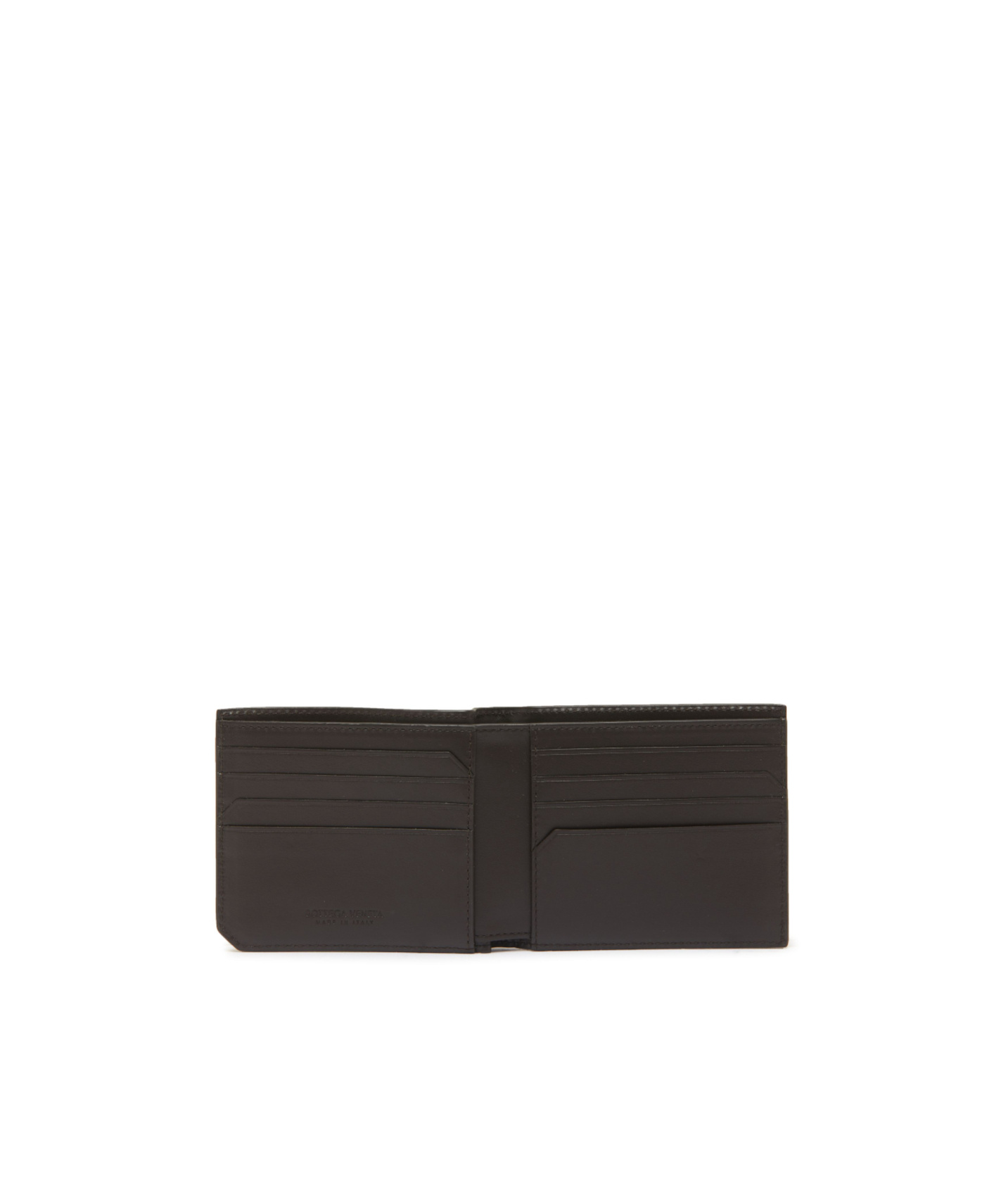 Shop Bottega Veneta Double-fold Wallet In Black