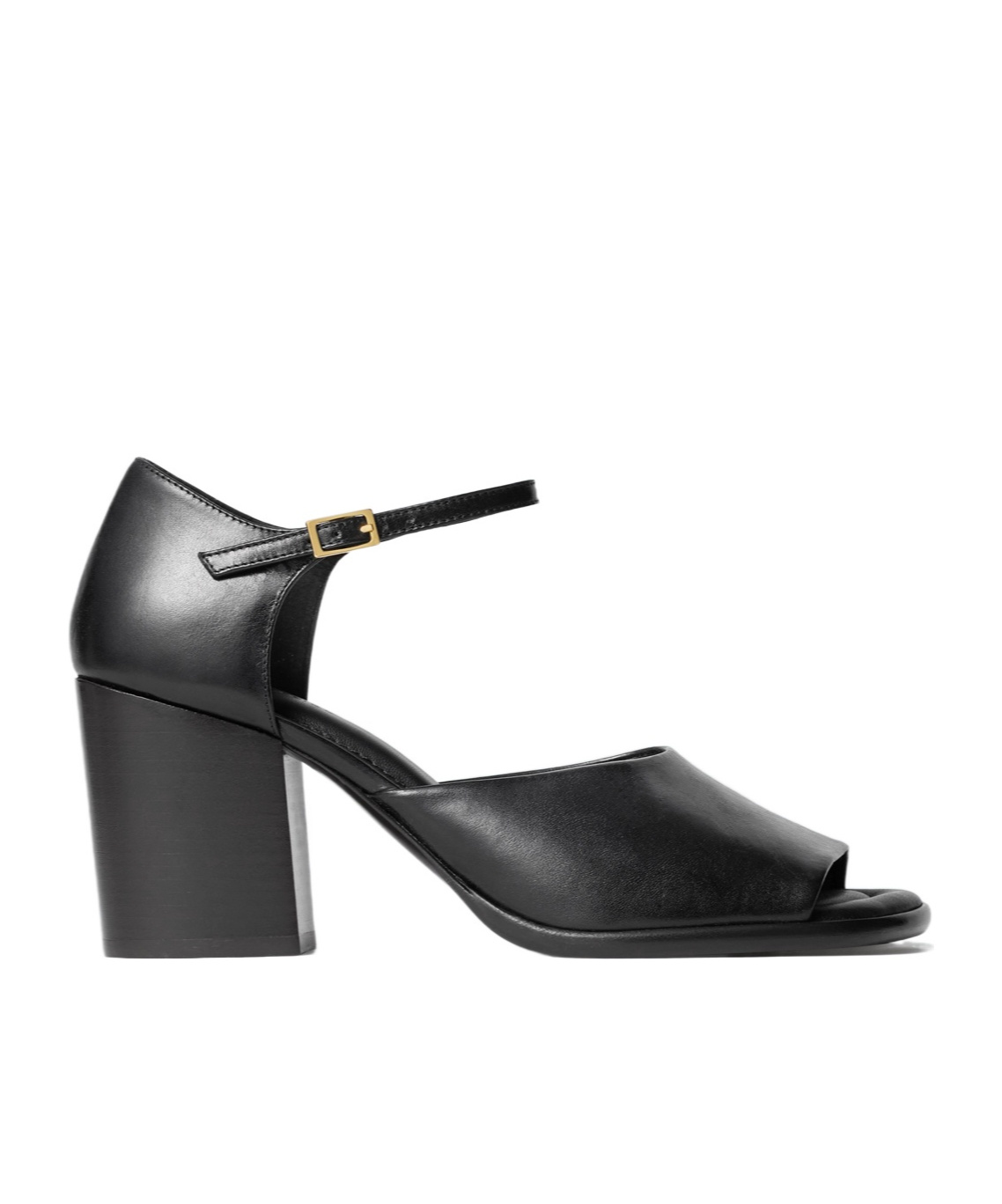 Lemaire 80mm Square Heedled Sandals In Black
