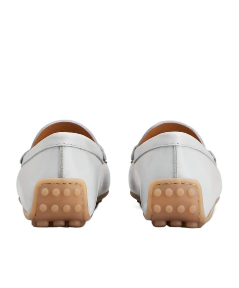 Tod's City Gommino Mokasin Shoes In White