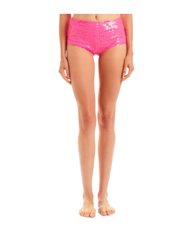P.a.r.o.s.h Sequin Detail Shorts In Pink
