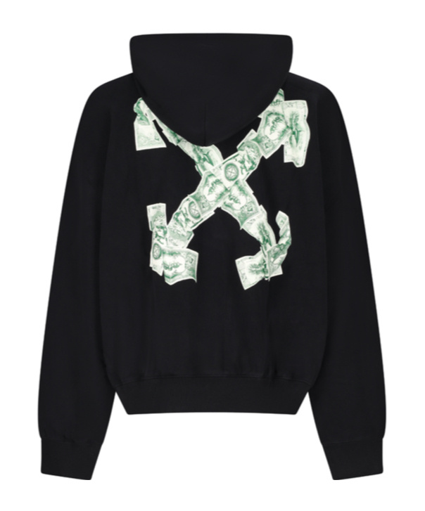Off-white Long Sleeve Sweatshirt In Black
