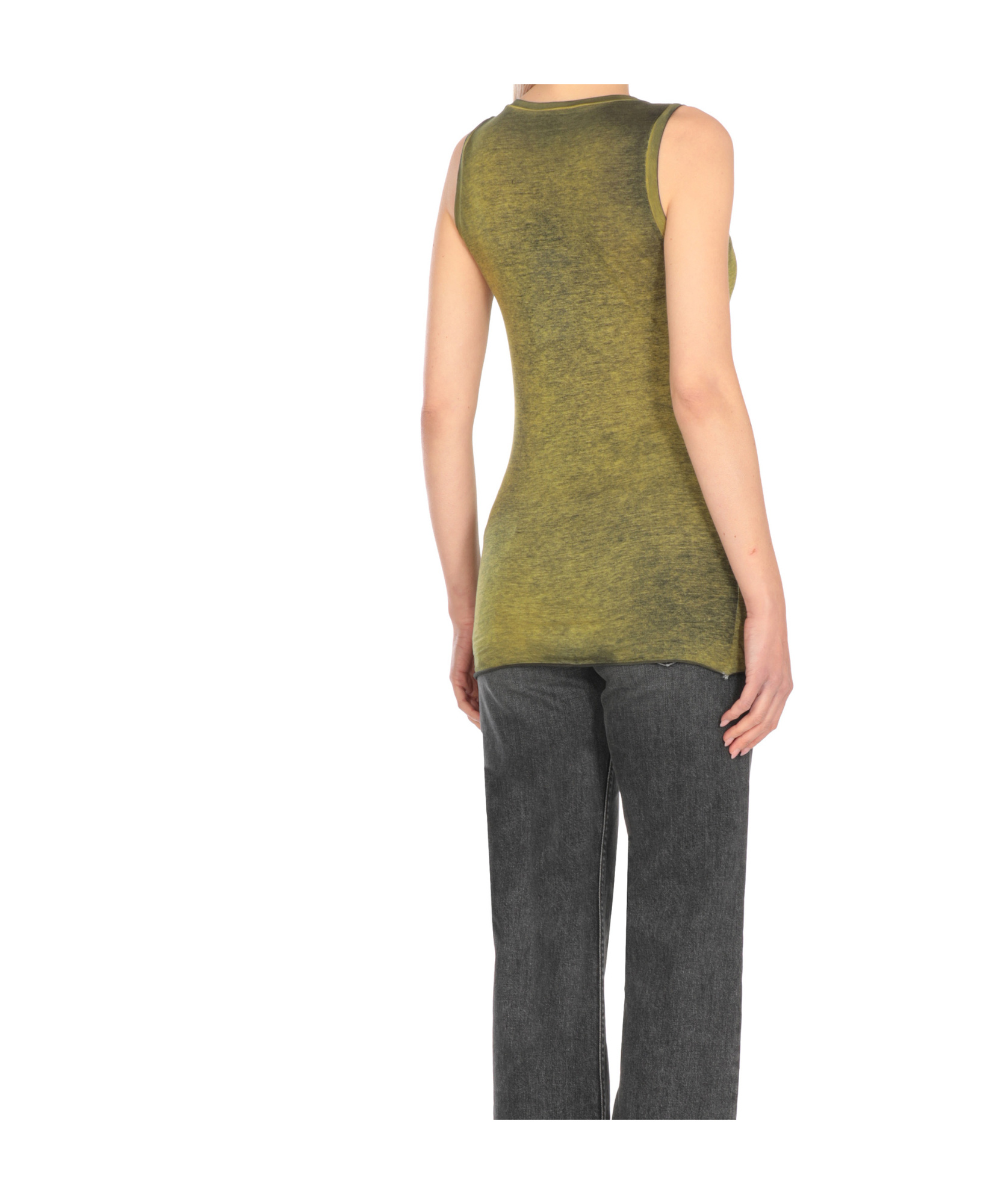 Shop Avant Toi Sleeveless Top In Green