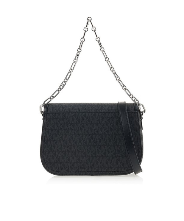 Michael Kors Logo Shoulder Bag In Black