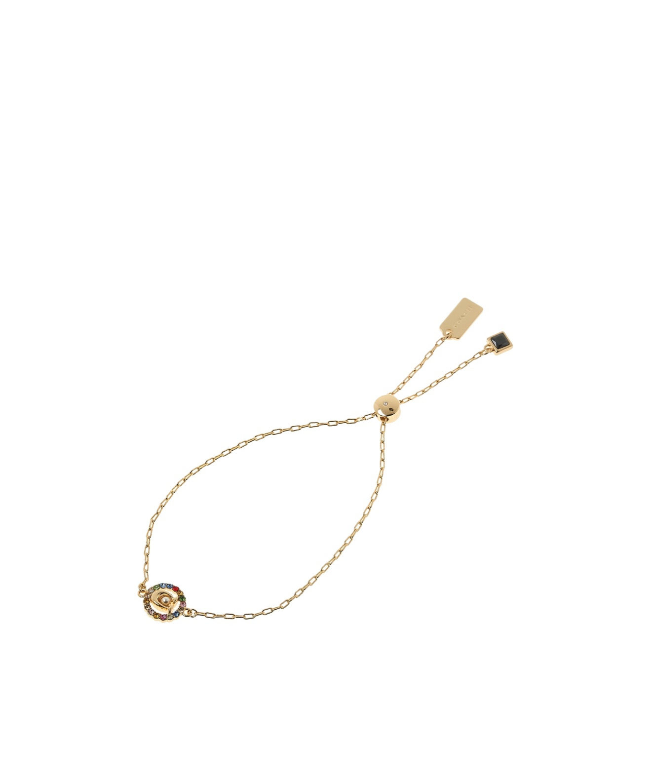 COACH MULTI-CRYSTAL SLIDER BRACELET