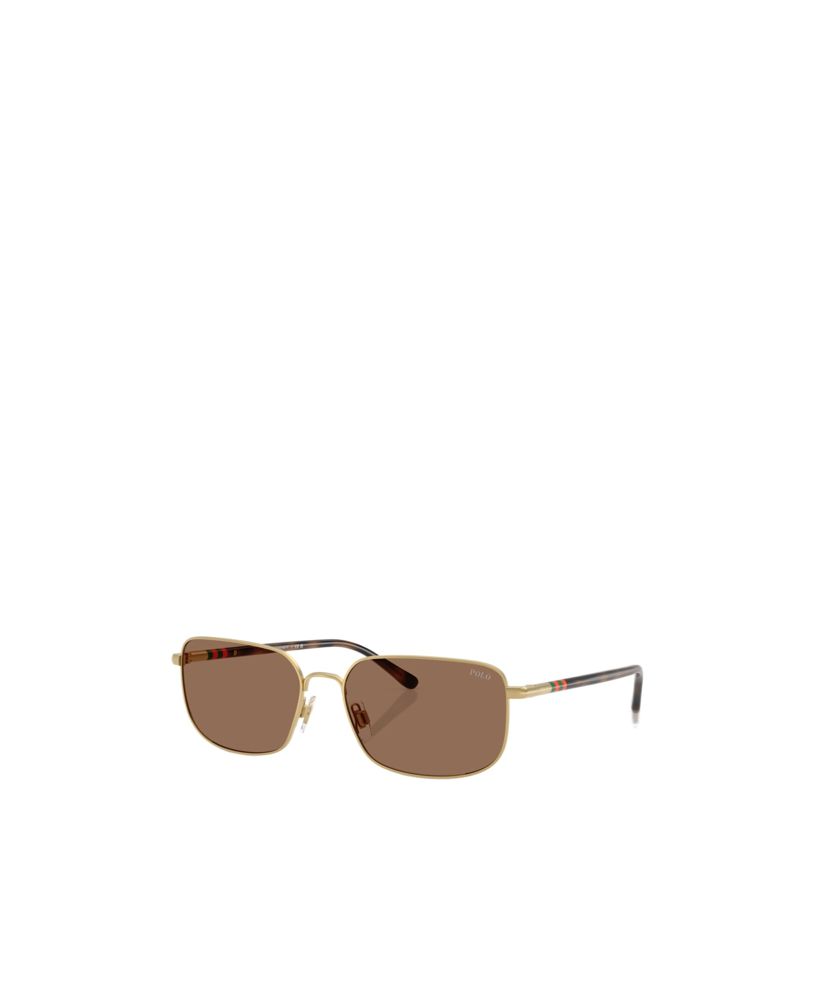 Polo Ralph Lauren Eyewear Rectangle Frame Sunglasses In Brown
