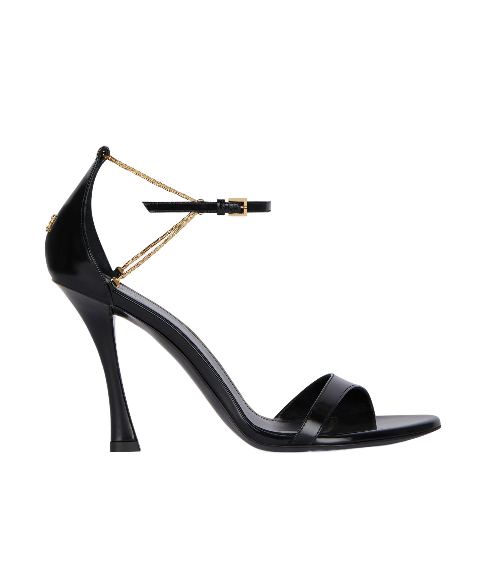 Shop Givenchy 4g Liquid Sandals In Leather In Black