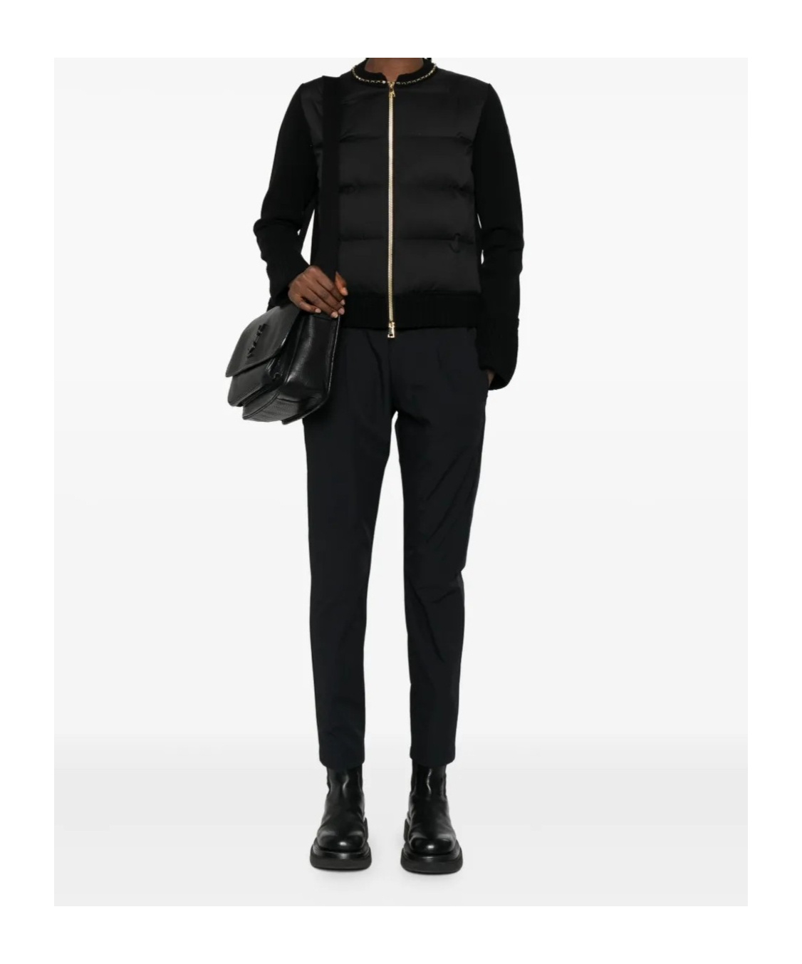 Herno Pleated Drawstring Trousers In Black