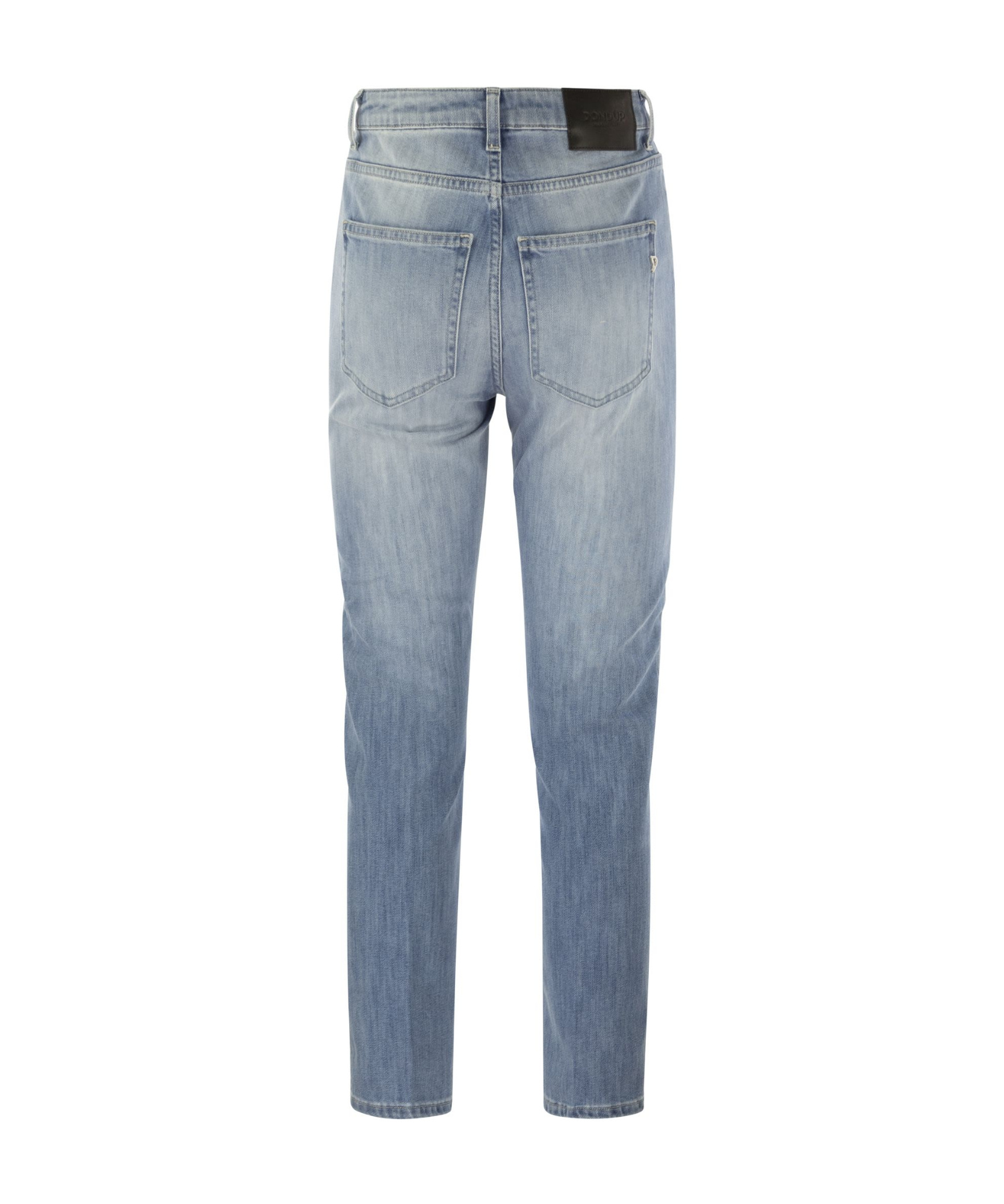Dondup Cindy - Regular Stretch Denim Jeans In Gray