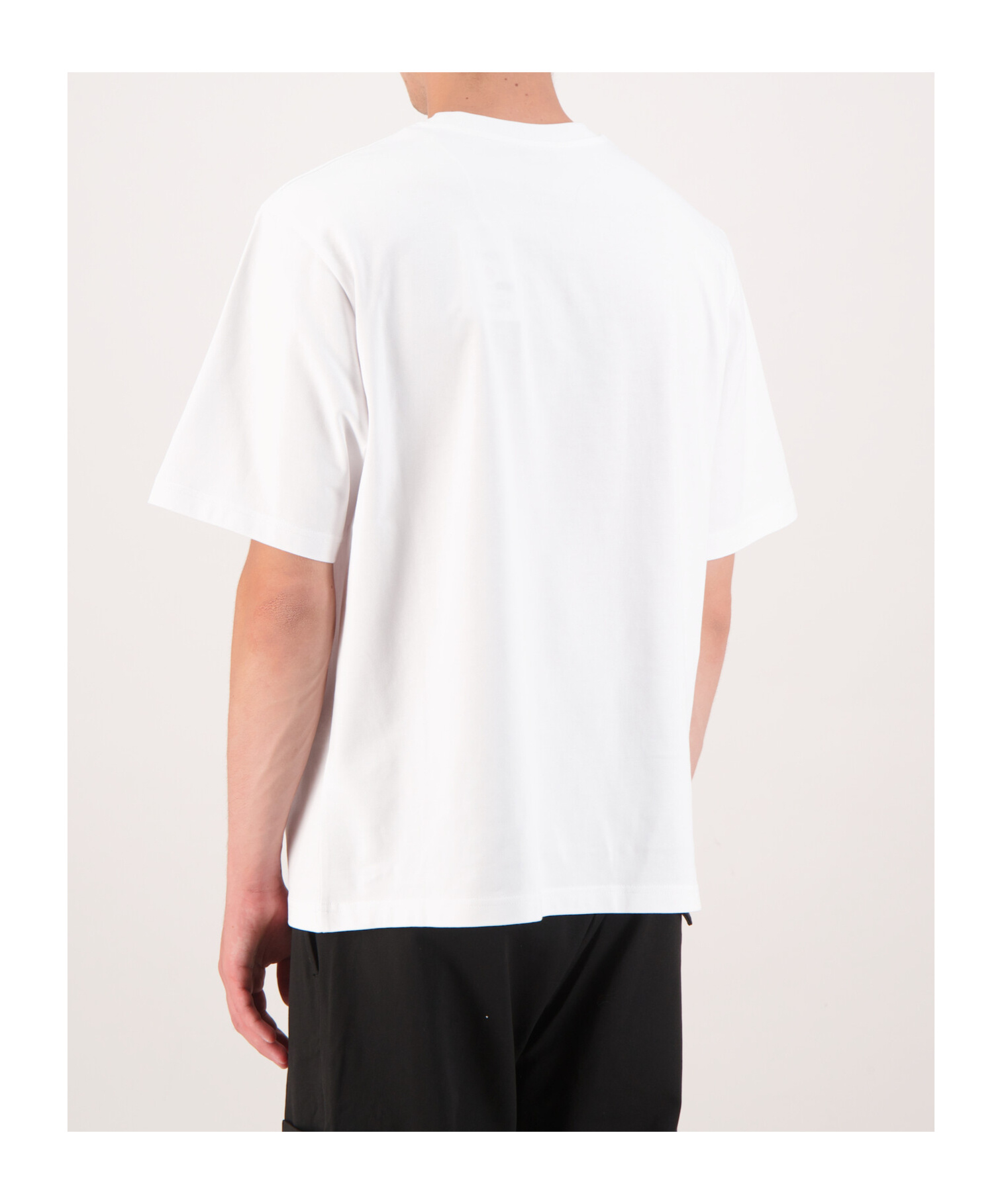 Casablanca Oversize Crew Neck T-shirt With Graphic Print In White