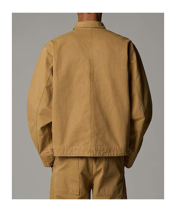 The North Face Cedar Canvas Work Jacket In Brown