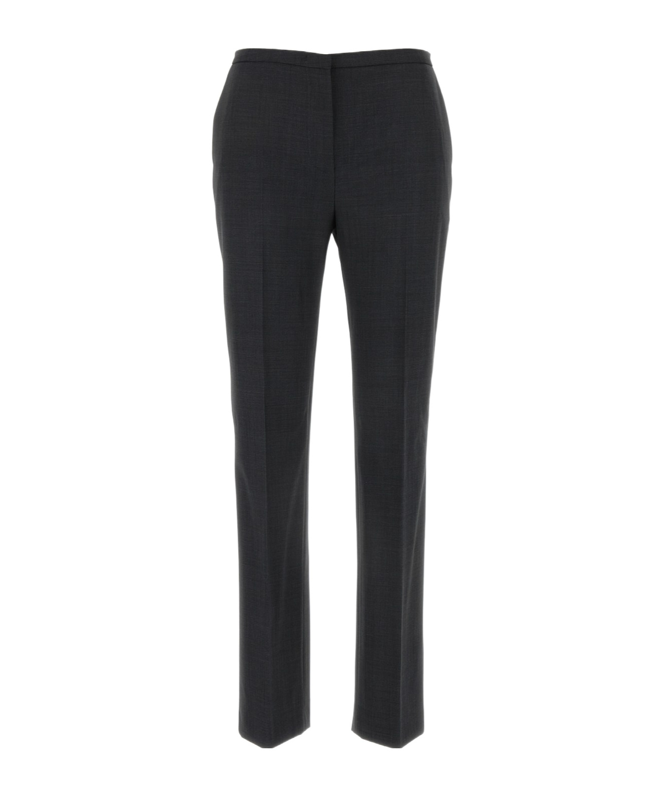 Shop Philosophy Di Lorenzo Serafini Cropped Slim-fit Trousers In Black