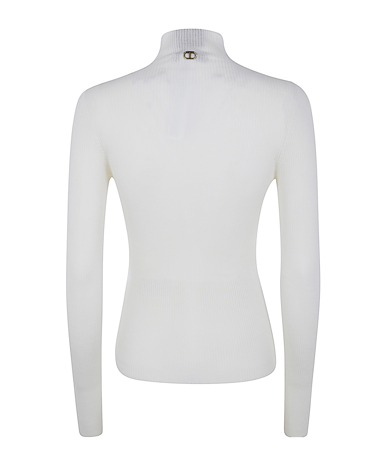 Shop Twinset Wool Sweater In White