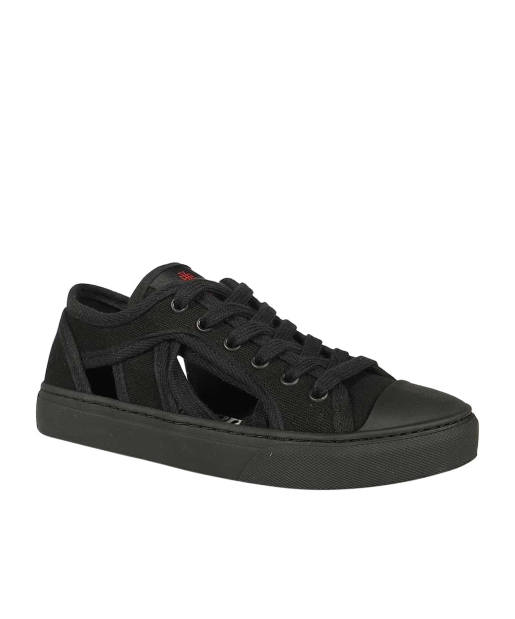 Vivienne Westwood Round Head Low-cut Casual Shoes In Black
