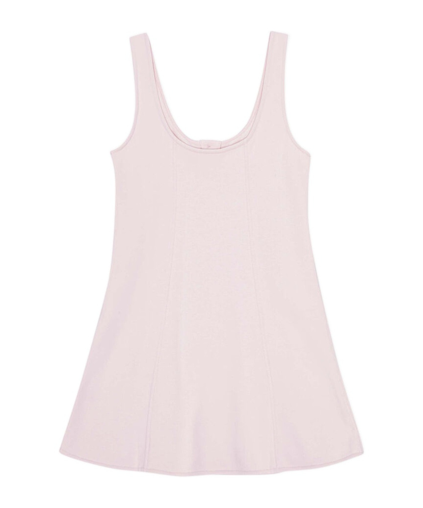 Ganni Sleeveless Dress In Pink