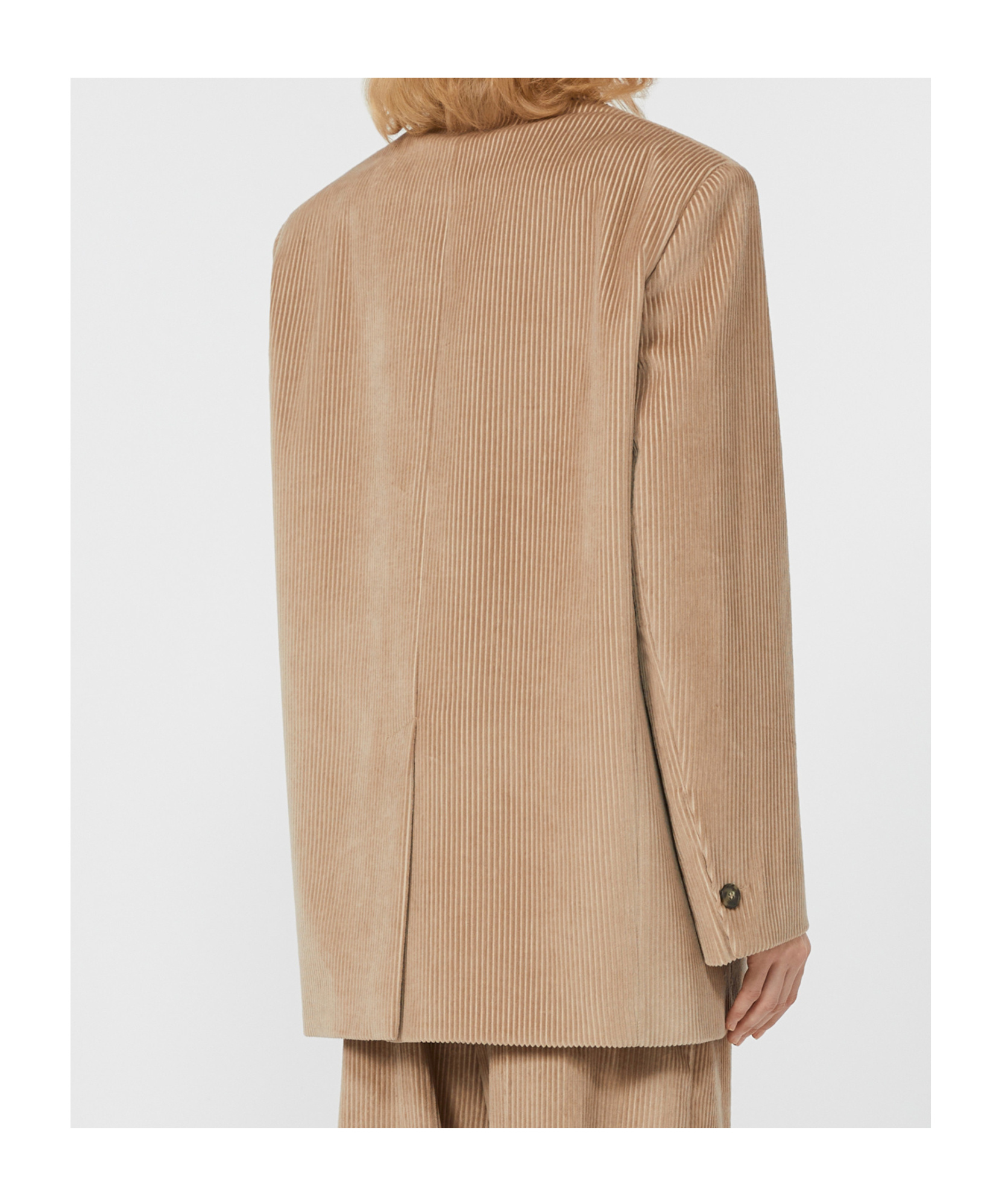 Weekend Max Mara Single Breasted Blazer In Brown