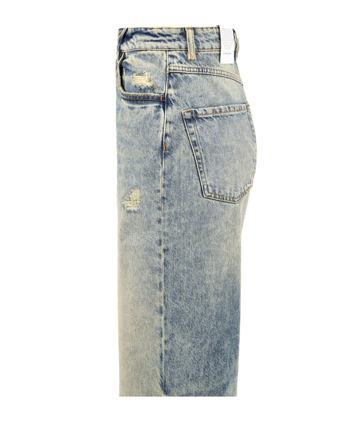 Icon Denim Kiki Wide-leg Jeans In Gray