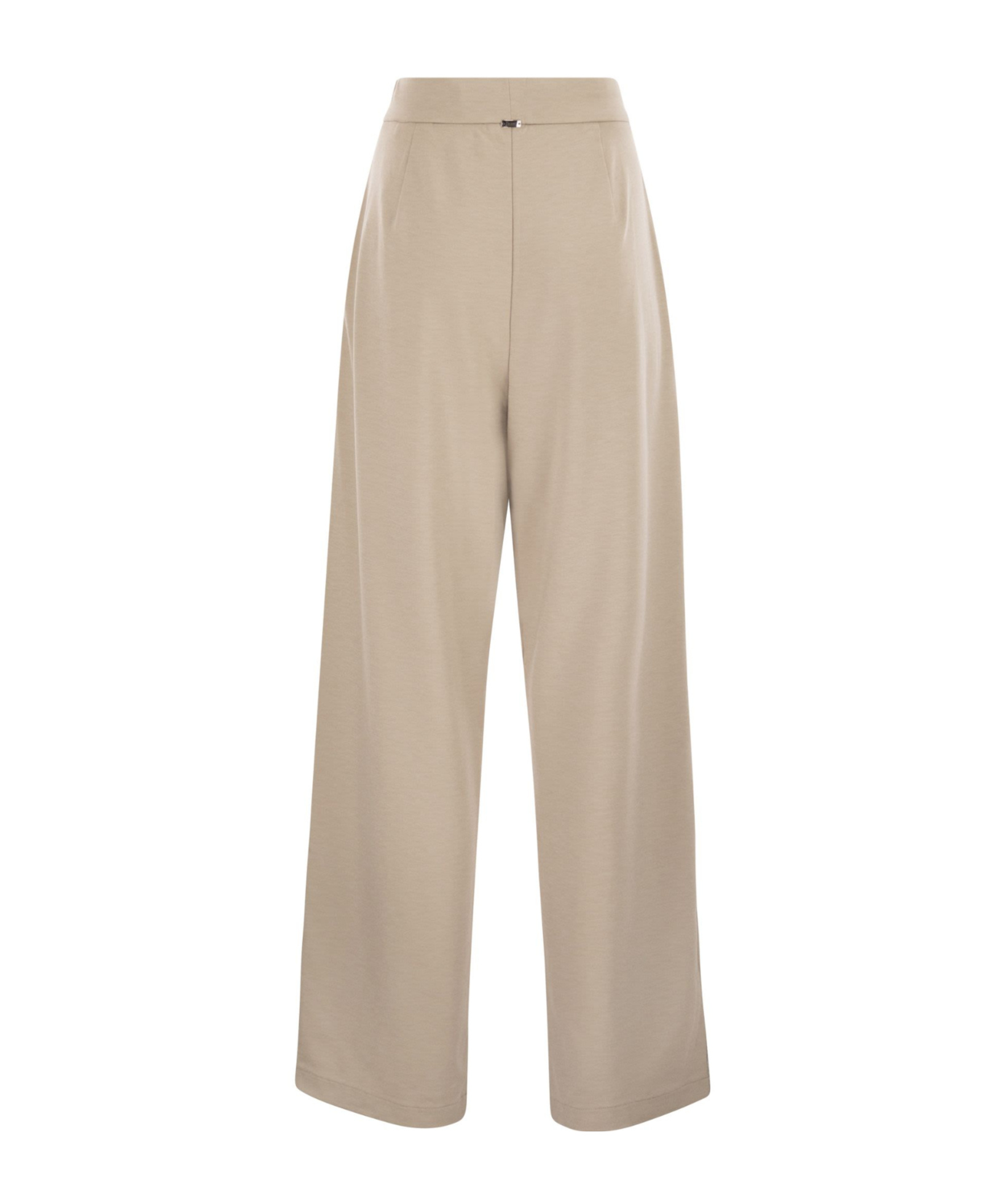 Herno Women Jogger Trousers In Viscose Blend In Brown