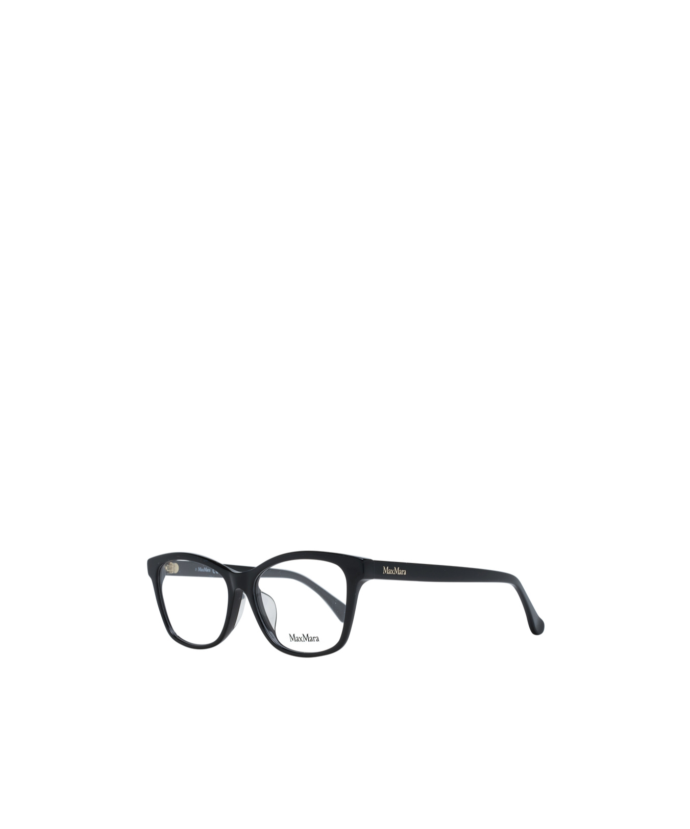 Max Mara Logo Flat Mirror In Black