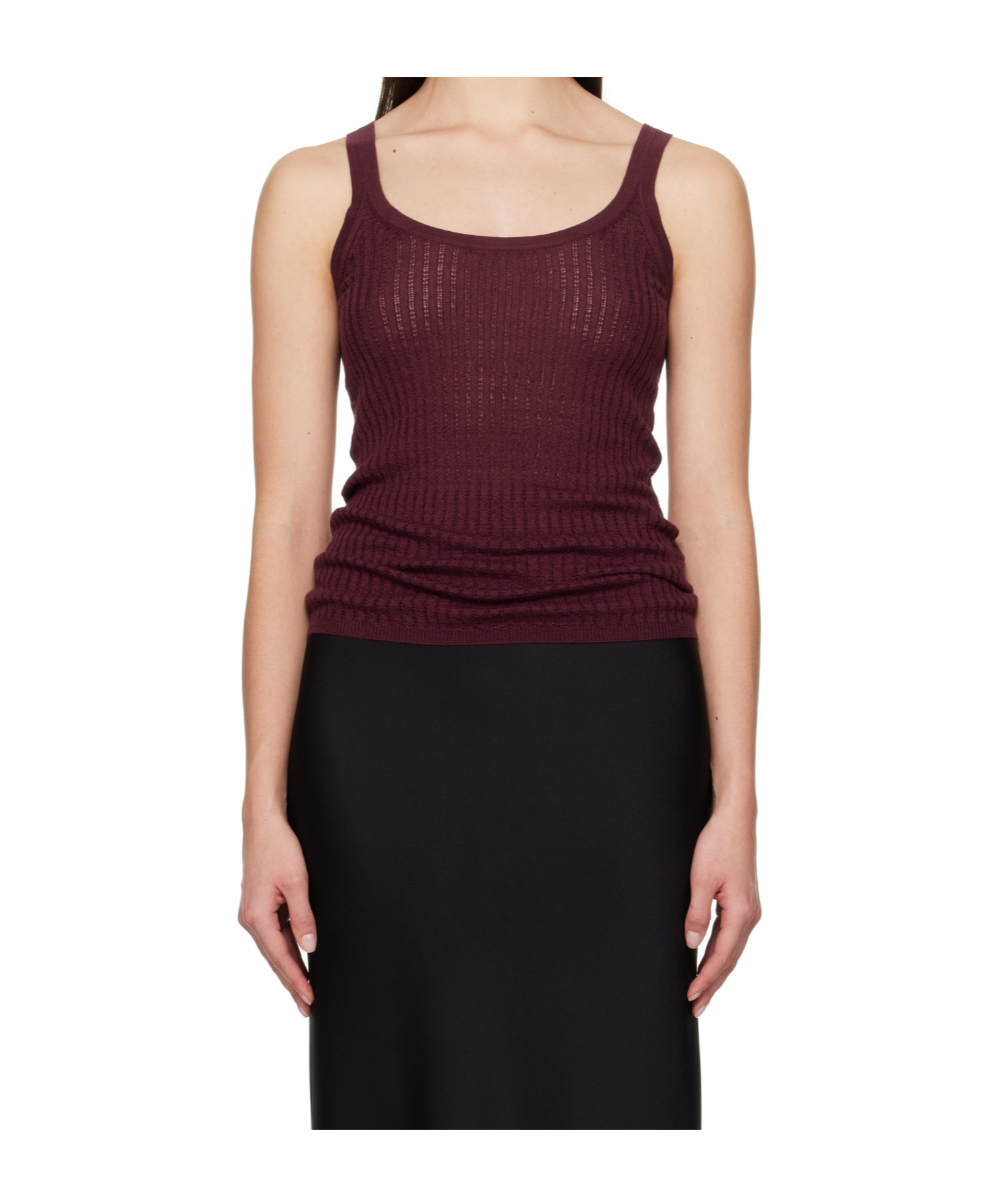 Shop Gabriela Hearst Sleeveless Vest In Black