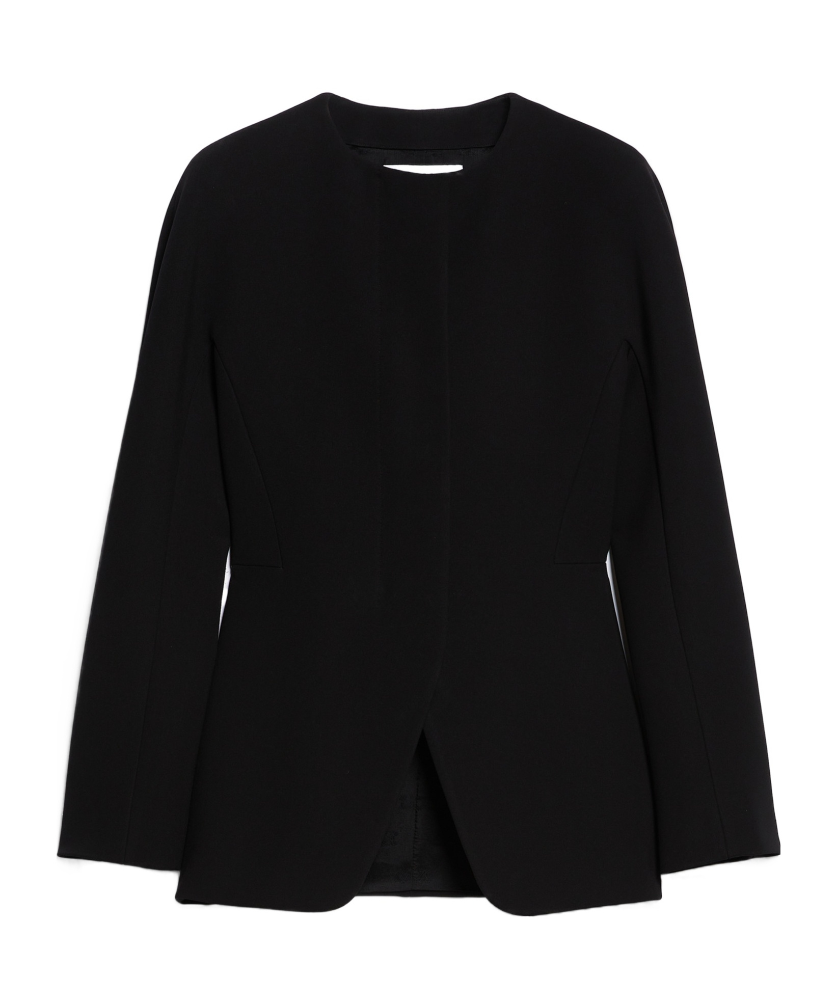 Max Mara Crepe Jersey Jacket In Black