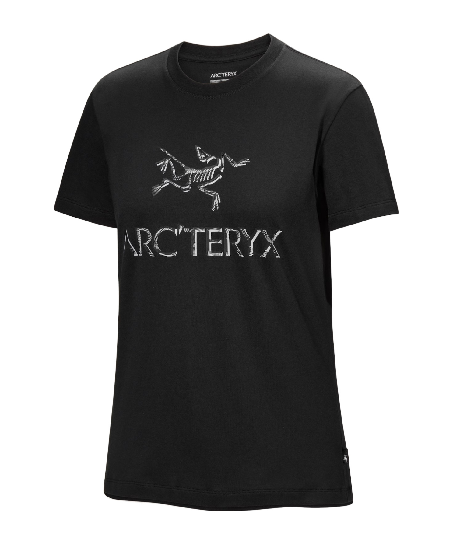 Arc'teryx Arc'word Cotton T-shirt Women's In Black