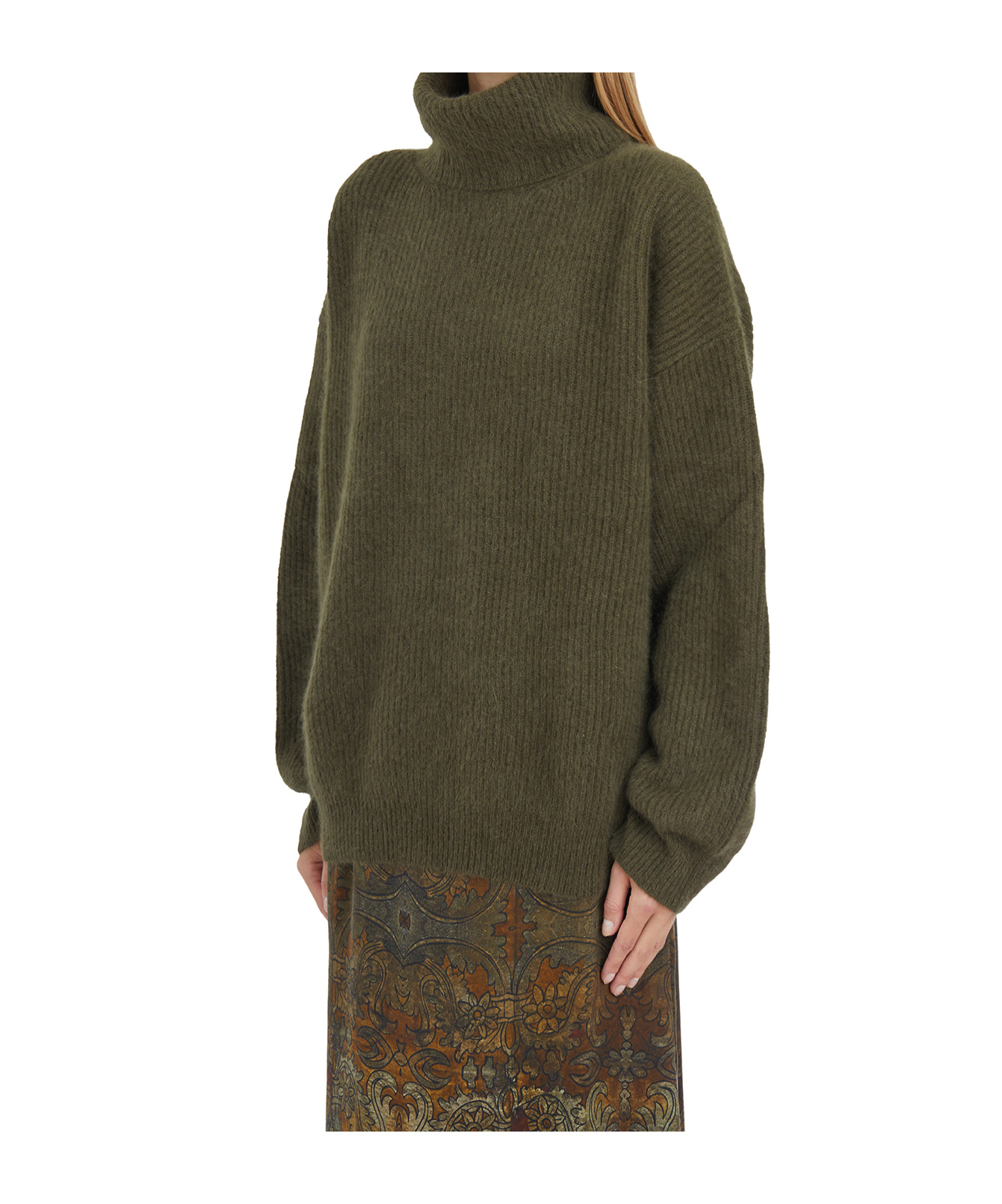 Uma Wang Turtleneck Sweater In Brown