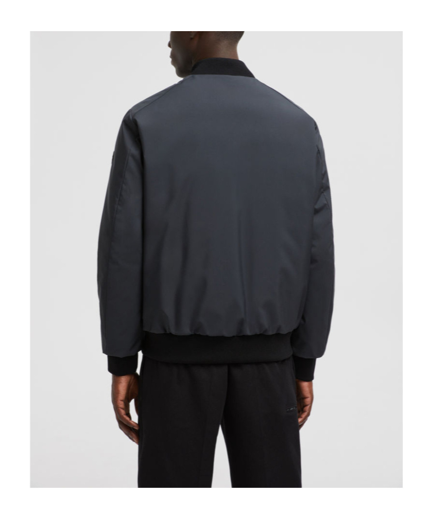 Moncler Diounes Reversible Short Down Jacket In Black
