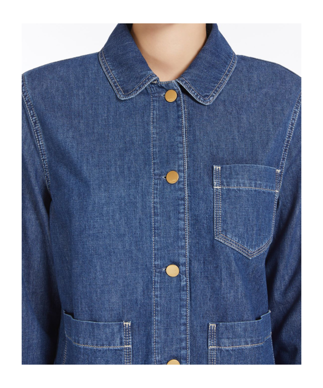 MAX MARA COTTON DENIM JACKET