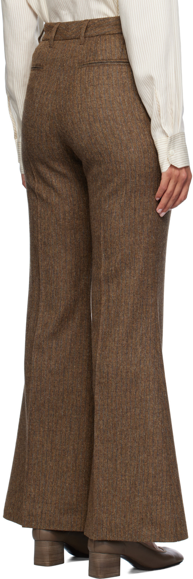 Remain Birger Christensen Horn Casual Pants In Green