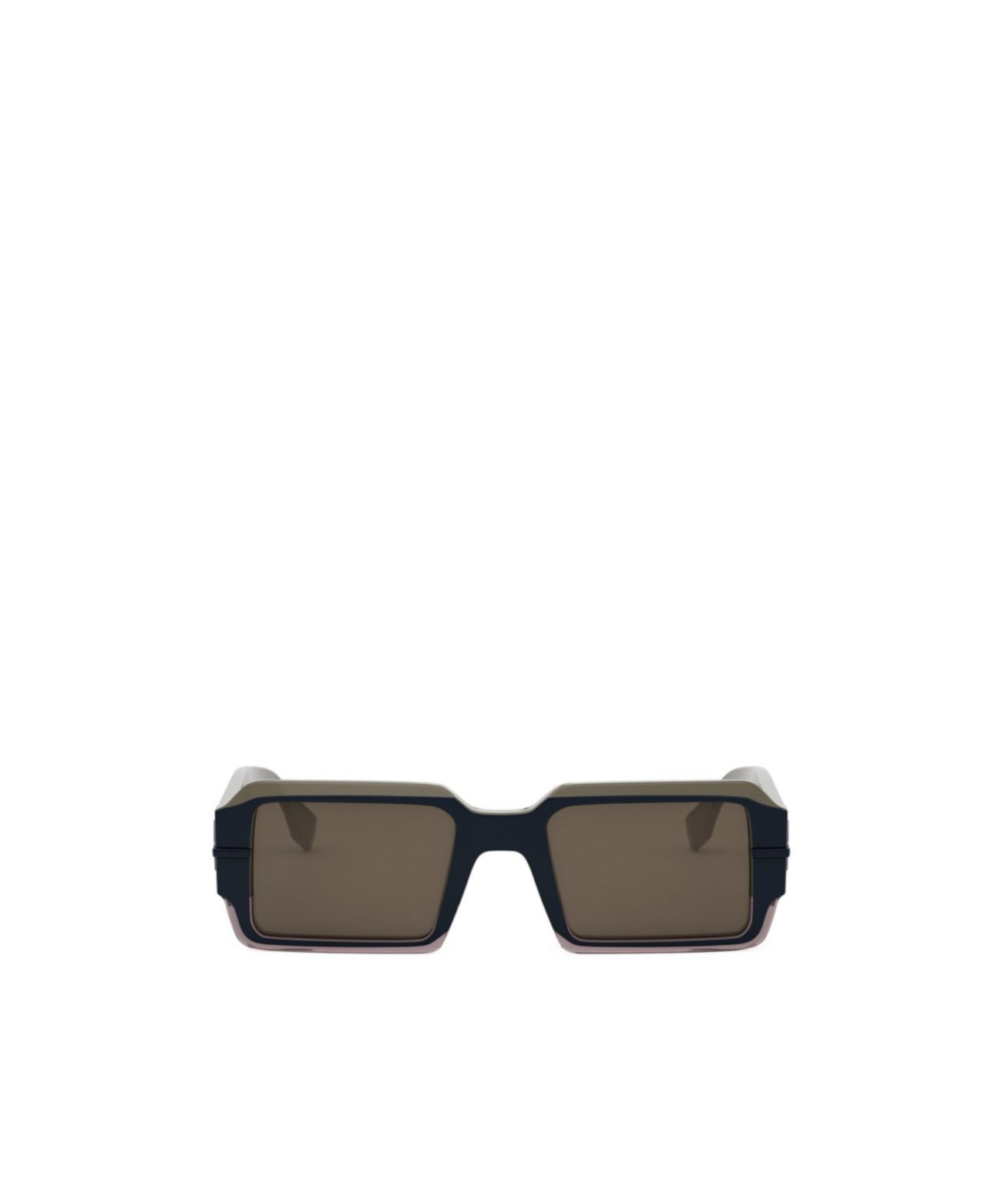 Fendi Eyewear Rectangular Frame Sunglasses In Green