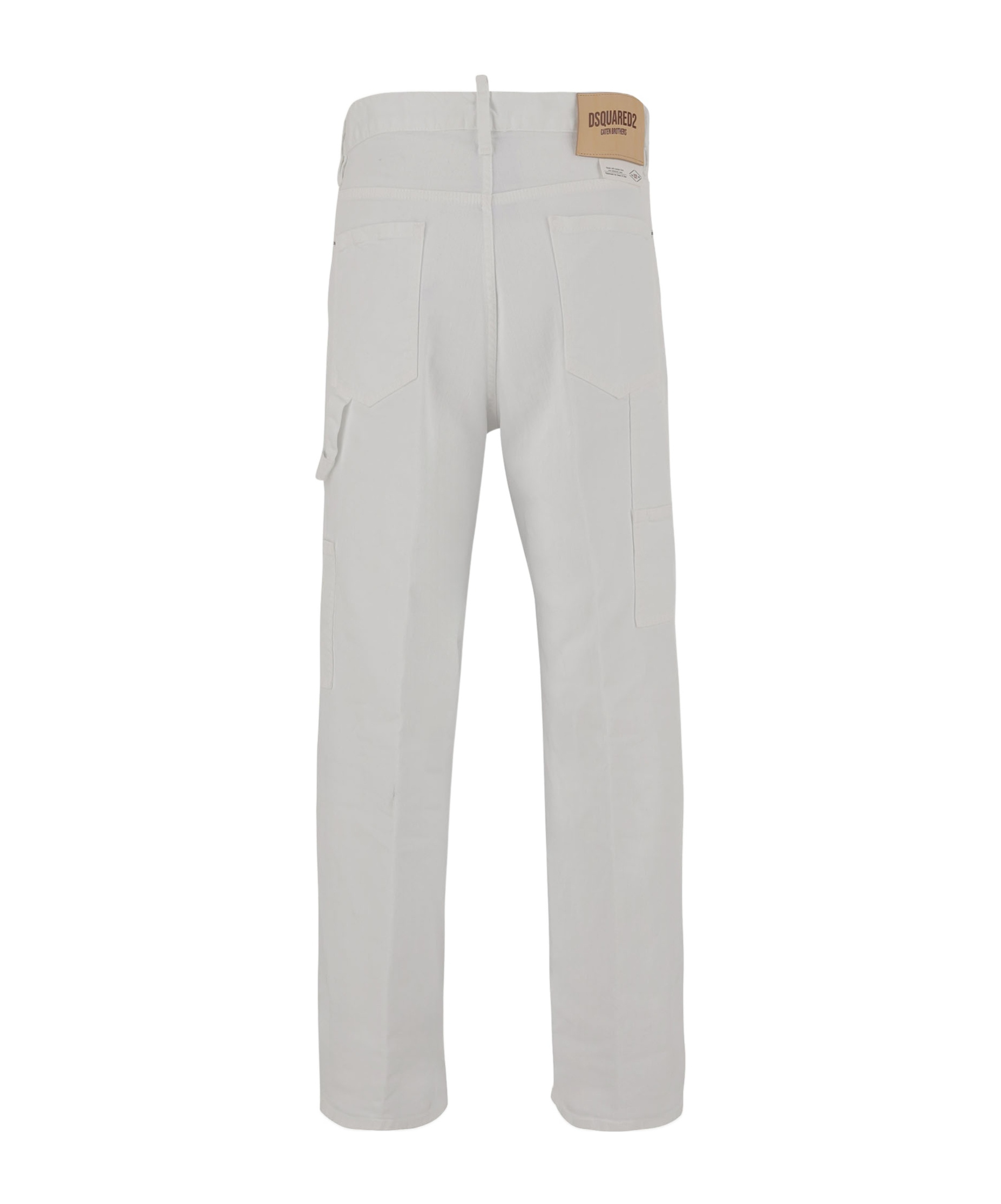 Dsquared2 Work Casual Pants In White