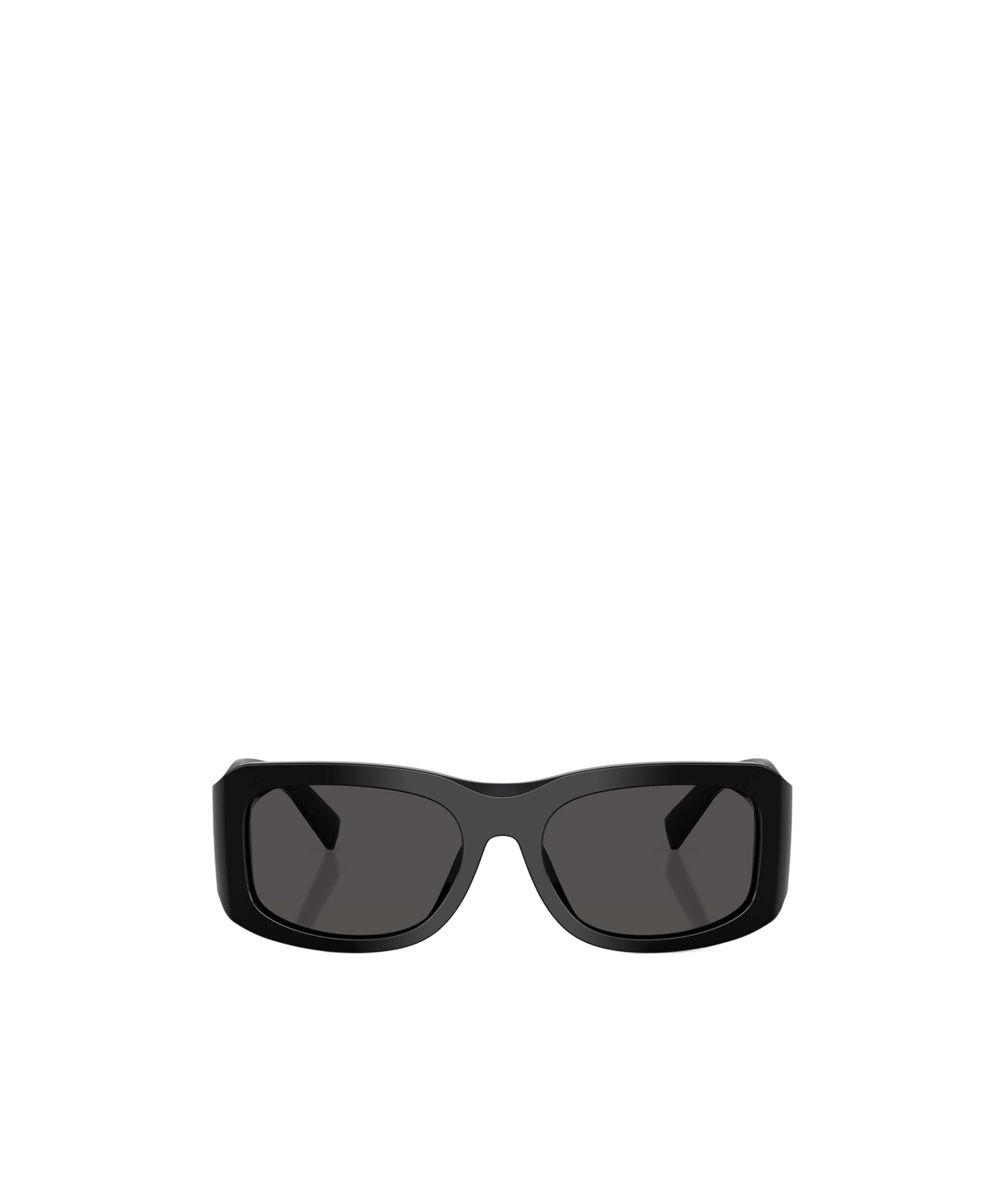 Dolce & Gabbana Acetate Rectangle Sunglasses In Black
