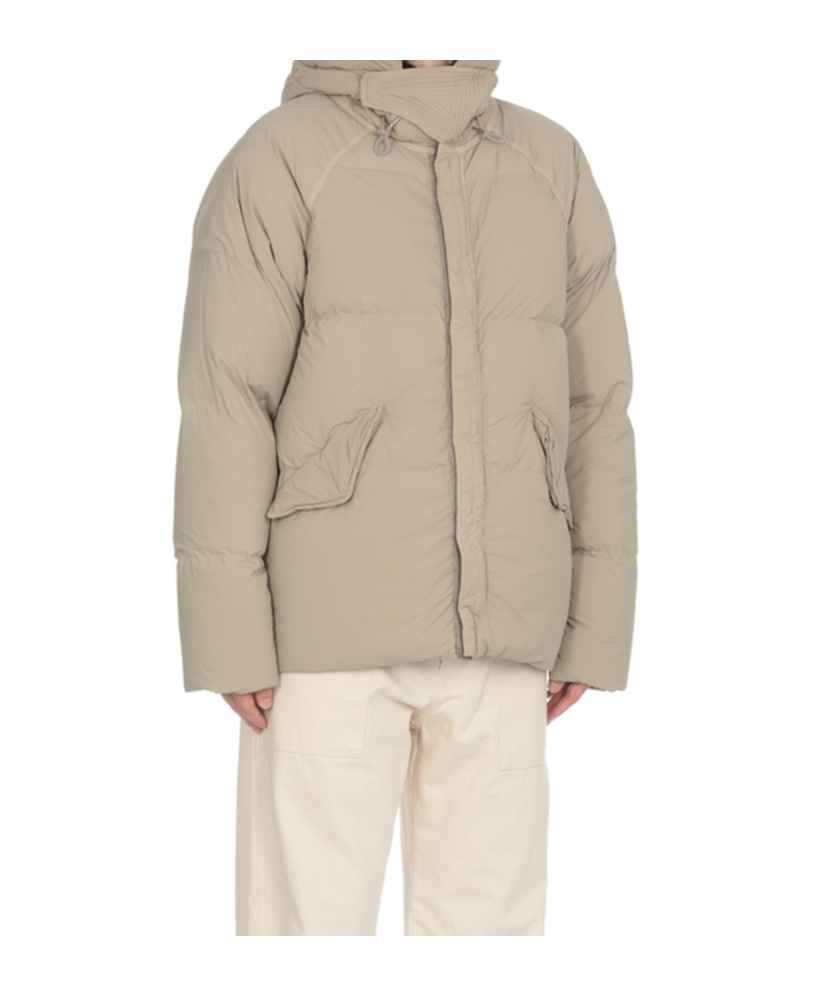 Ten C Piumino Arctic In Nylon Sabbia Uomo In Brown