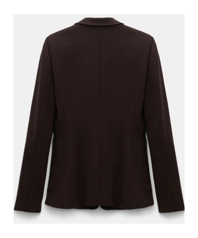 Dorothee Schumacher Button-fastening Patch-pocket Blazer In Brown