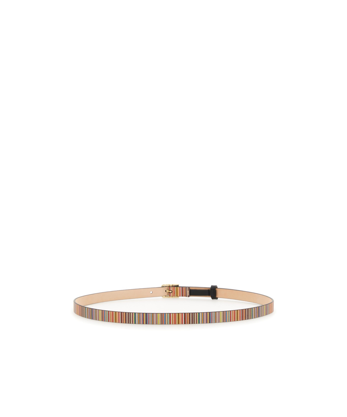 Paul Smith Women Belt With Logo In Nude