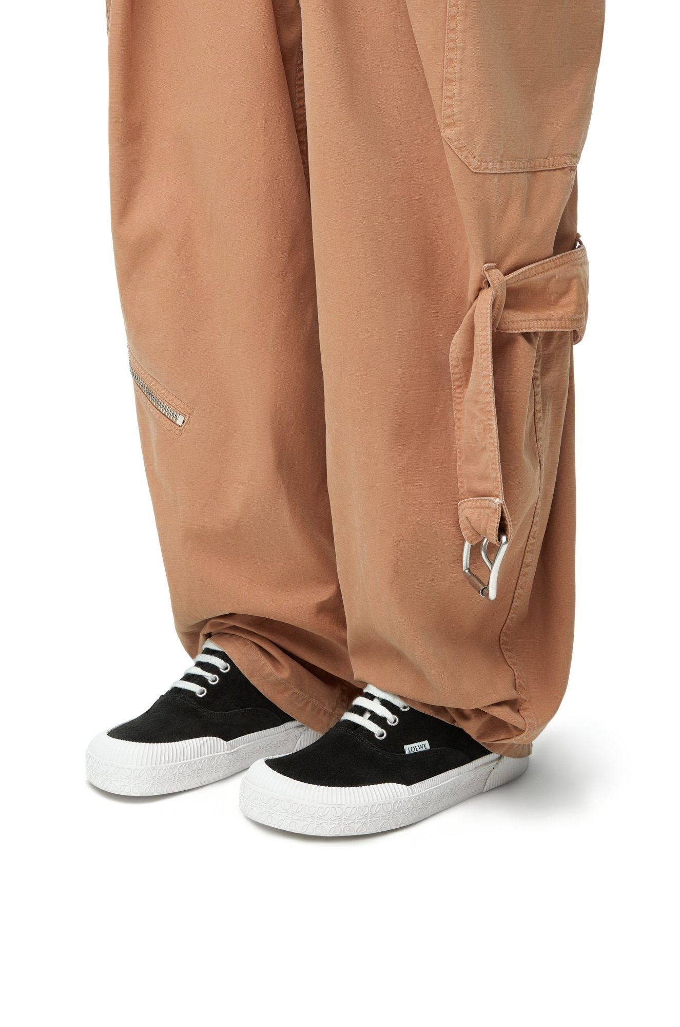 Loewe Terra Vulca Lace-up Sneakers In Black