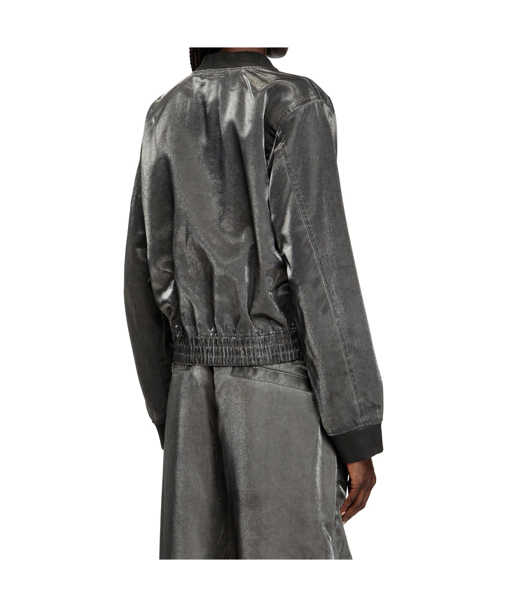 Diesel Host Bomber Jacket In Black