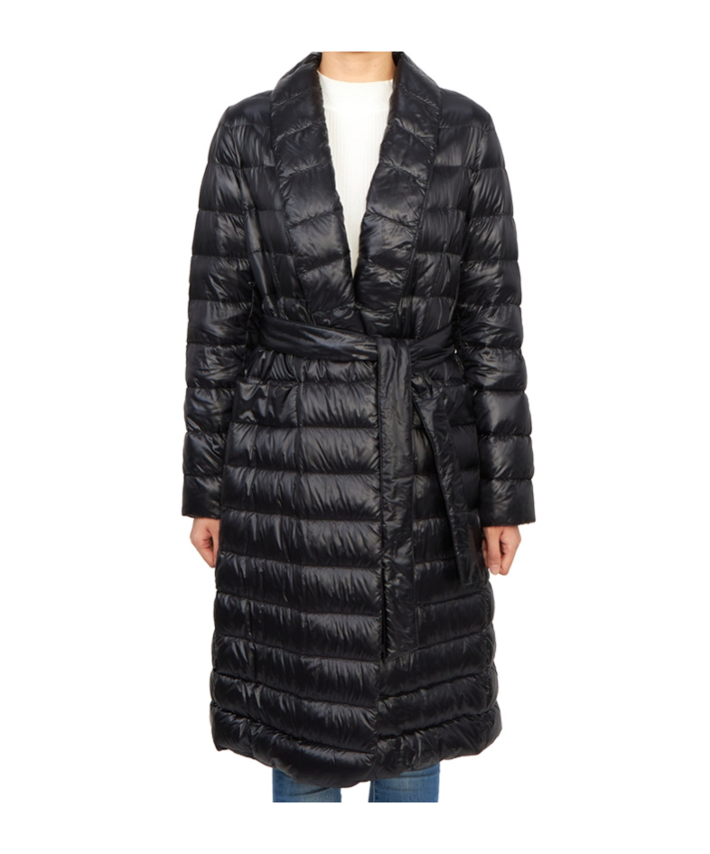 Shop Herno Strap Down Jacket In Black